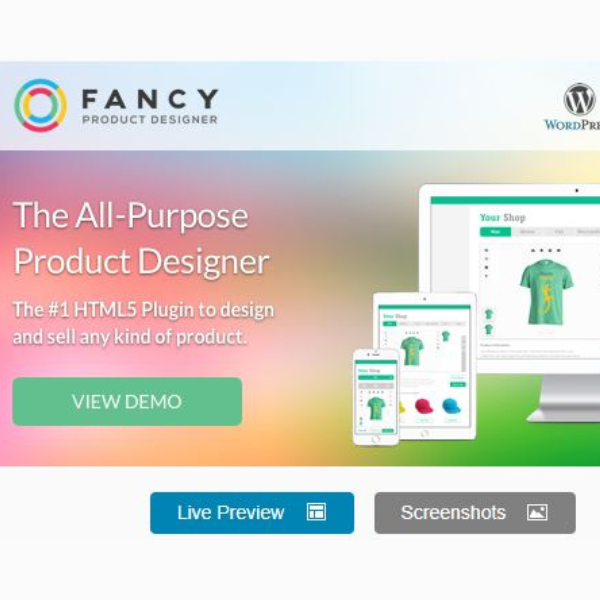 Fancy Product Designer | WooCommerce WordPress