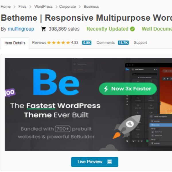 Betheme | Responsive Multipurpose WordPress & WooCommerce Theme