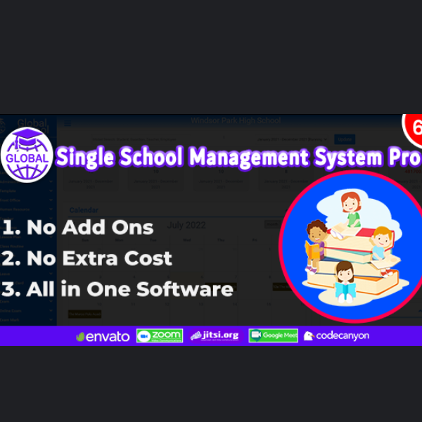 Global | Single School Management System Pro WordPress Plugin