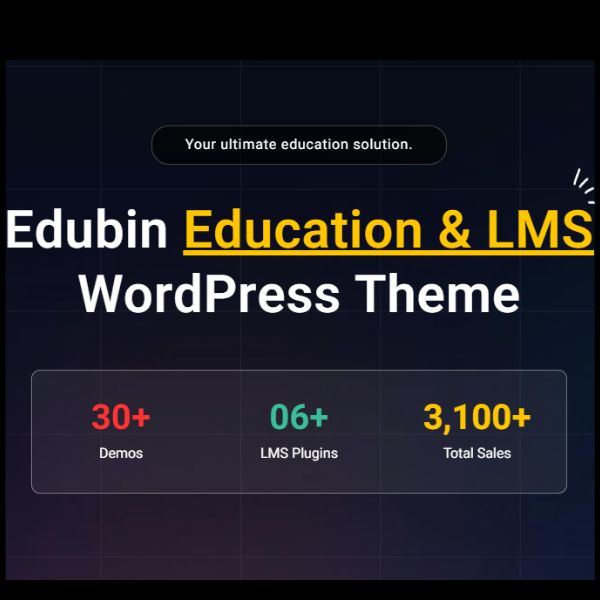 Edubin - Education WordPress Theme