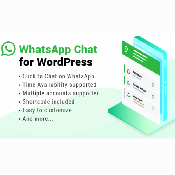WhatsApp Chat WordPress