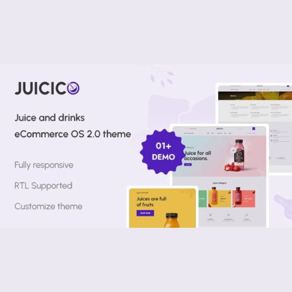 Juicico - The Juice & Drink Ecommerce Shopify Theme