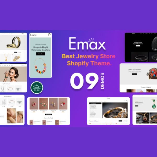 Emax - Jewelry Store Shopify OS 2.0 Theme