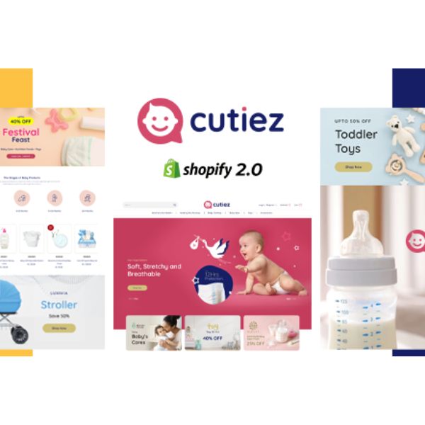 Cutiez – Kids Toys, Children Fashion Store Shopify Theme