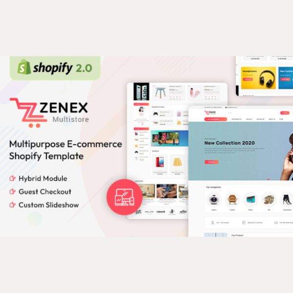 Zenex - Multipurpose E-commerce Shopify 2.0 Template