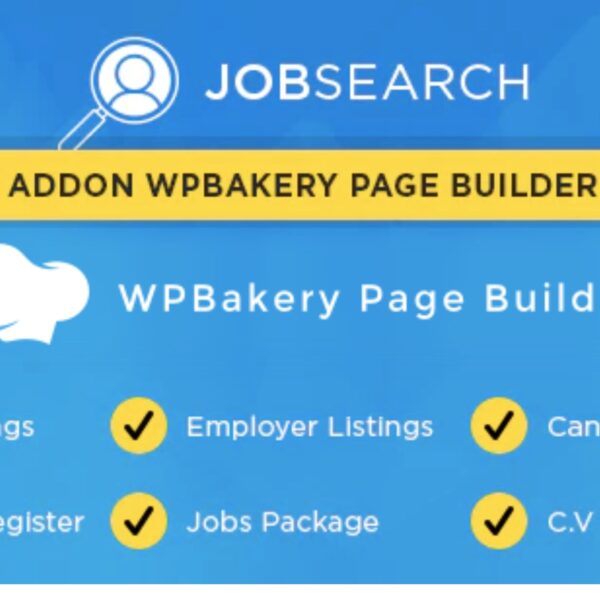 Wp JobSearch Plugin Short-codes Addon For Wp Bakery Page Builder Plugin