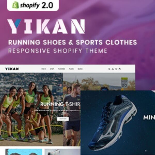 Yikan - Running Shoes & Sports Clothes Shopify Theme