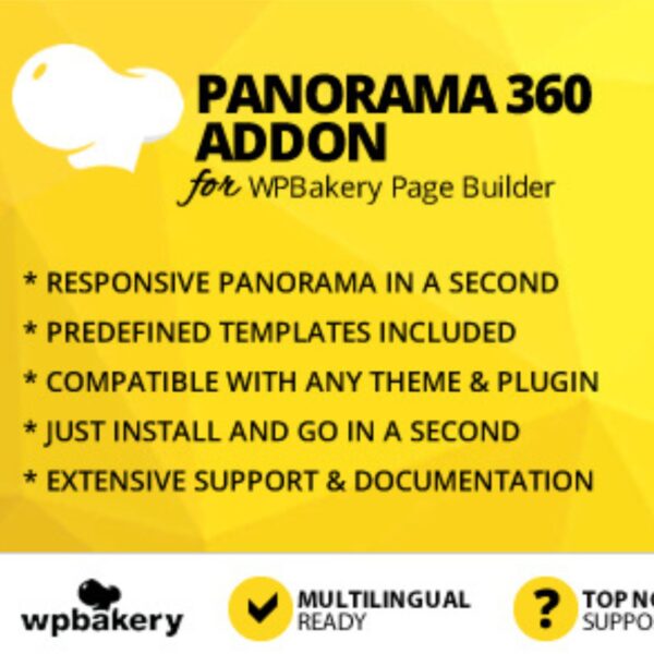 Panorama 360 Addon for WPBakery Page Builder