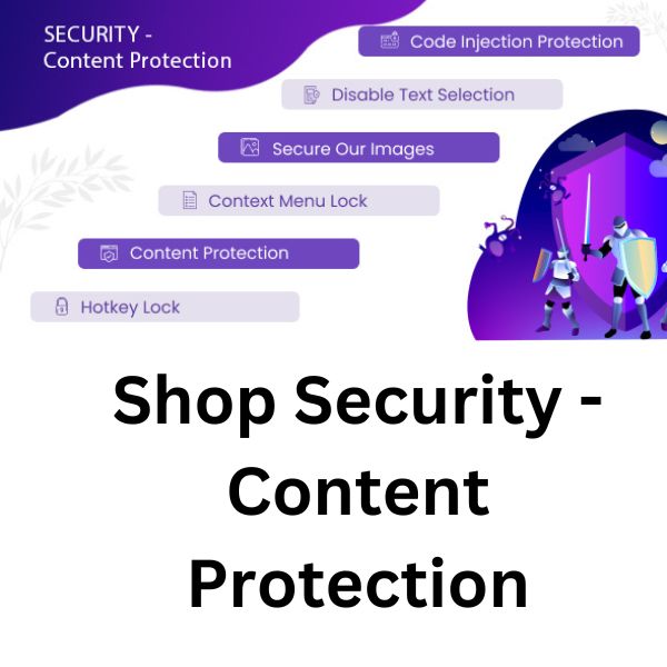 Shop Security - Content Protection