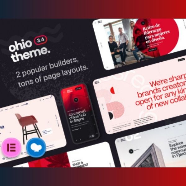 Ohio - Creative Portfolio & Agency WordPress Theme