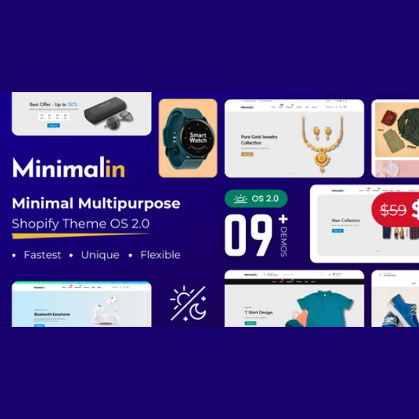 Minimalin - Minimal Multipurpose Fashion Shopify Theme OS 2.0