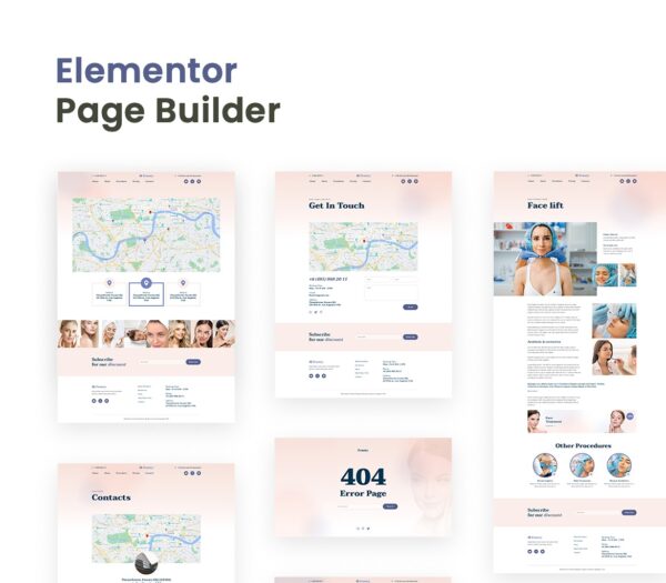 Feanty – Beauty Clinic Elementor Template Kit - Image 2