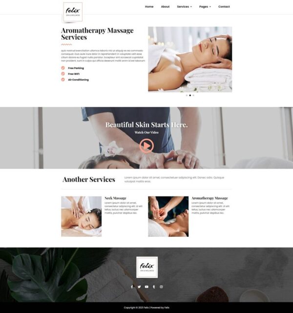 Felix - Spa Elementor Template Kit - Image 2