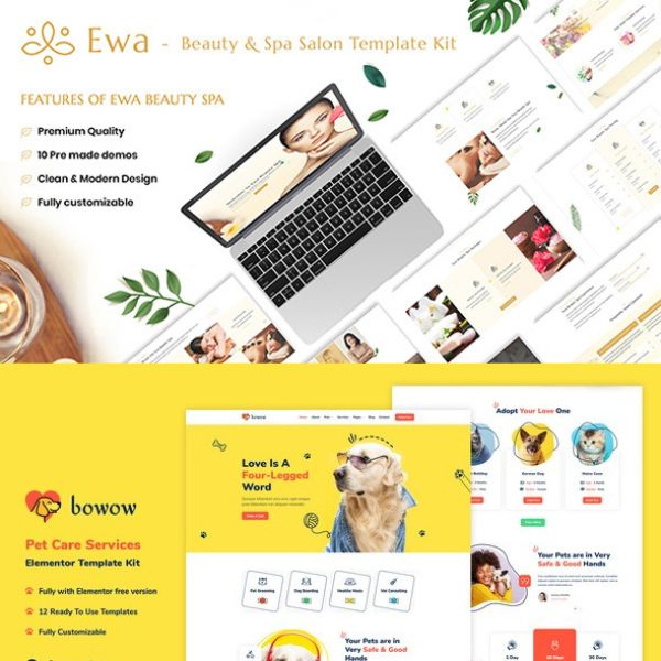 Ewa - Beauty & Spa Salon Elementor Template Kit