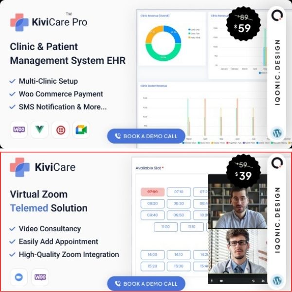 KiviCare(TM) Pro - Clinic and Patient Management System EHR (Add-on)