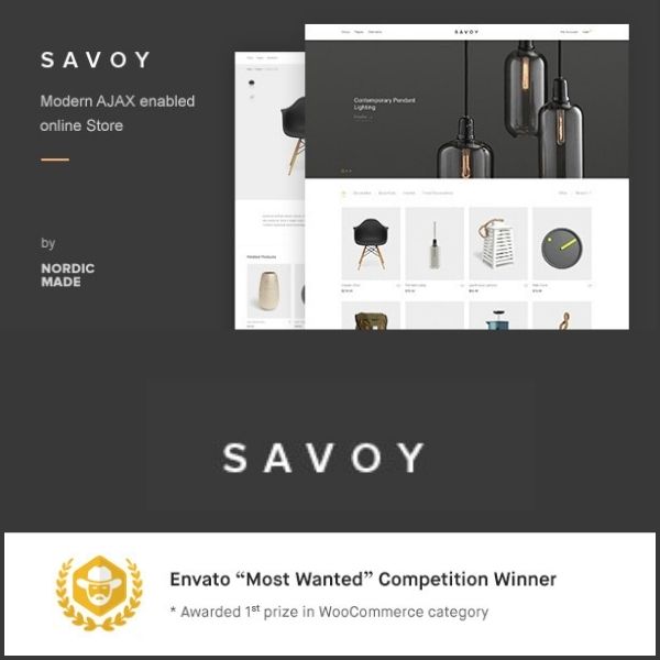 Savoy - Minimalist AJAX WooCommerce Theme