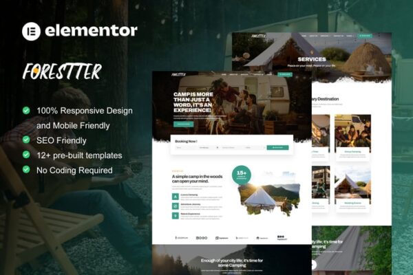 Ezer – Outdoor & Adventure Equipment Store Elementor Template Kit - Image 4