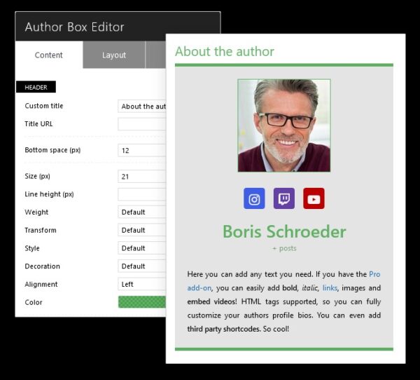 Author Box, Guest Author and Co-Authors for Your Posts – Molongui - Image 2