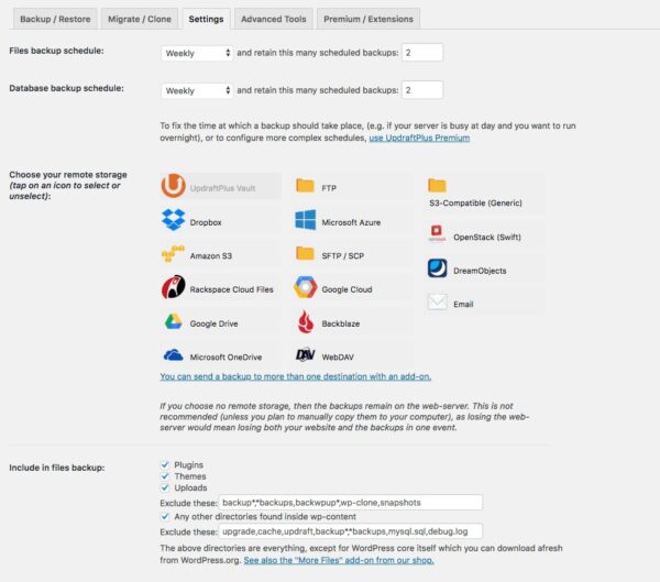 UpdraftPlus: WP Backup & Migration Plugin - Image 4